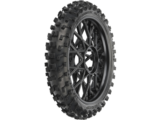 Pro-Line koleso s pneu Dunlop Geomax MX33 V2 Bead CR4 predný, disk čierny: PM-MX