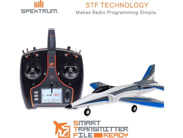 E-flite Habu SS 0.7m 50mm EDF Jet BNF Basic AS3X+ SAFE Select