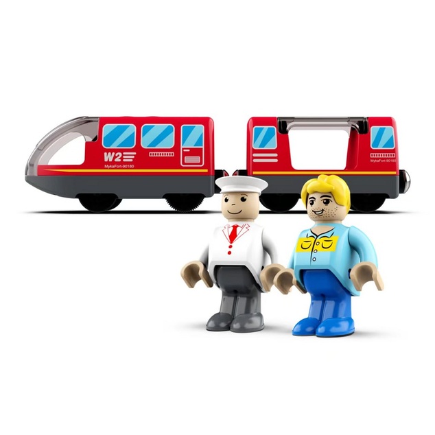 2Kids Toys Tren urban electric roșu