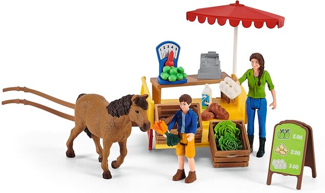 Schleich Mobilný farmársky stánok