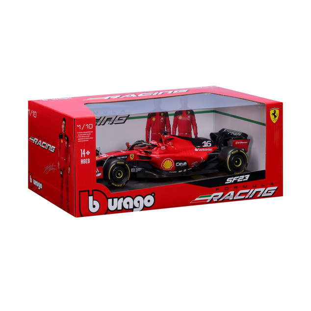 Bburago 1:18 Formula F1 Ferrari Scuderia SF-23(2023) nr.16 Charles Leclerc  - with driver