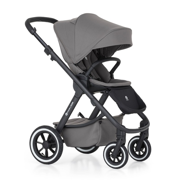 PETITE&amp;MARS Kočík kombinovaný ICON 2V1 Dove Grey XXL AIR
