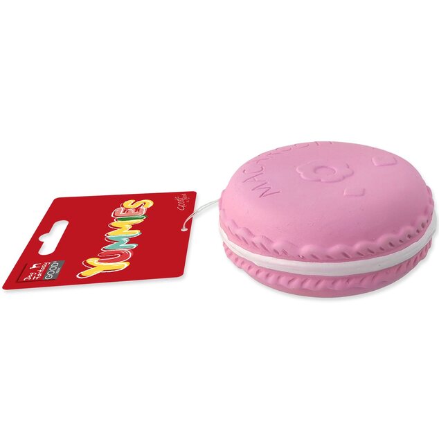 Toy DF Latexmakrone mit Ton rosa 9cm