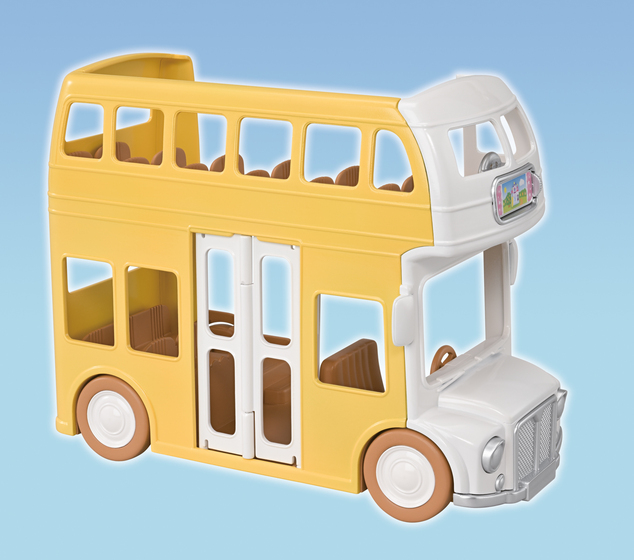 Sylvanian Families Двуетажен училищен автобус