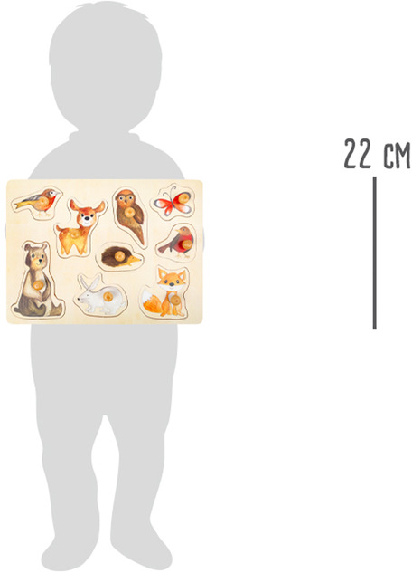 Small Foot Drevené puzzle Lesné zvieratká