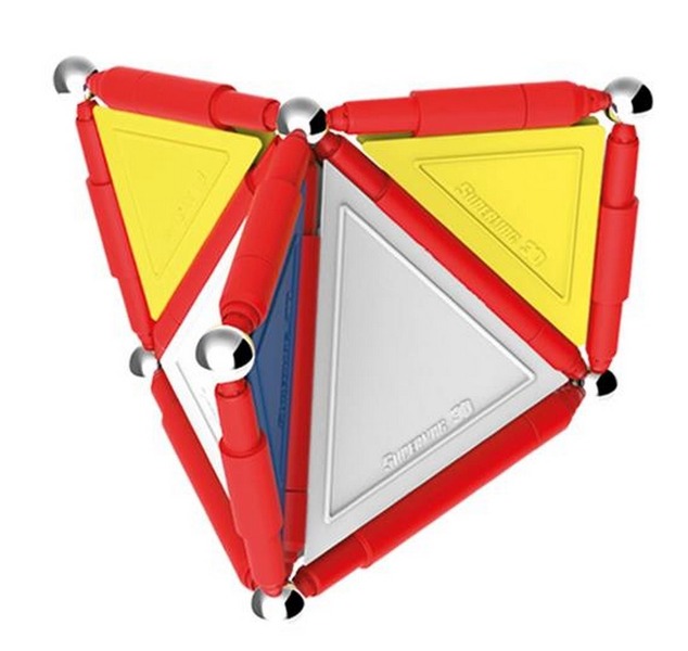 SUPERMAG magnetická stavebnica Classic primary 48ks