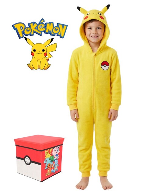 Cozy Noxxiez OS556A Pikachu - tuta multifunzione per bambini 3 in 1 taglia 98/104