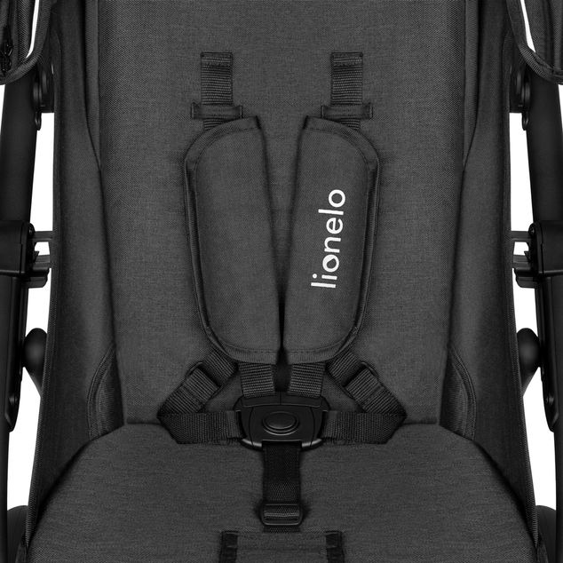 Lionelo Kočík športový Annet Plus Black Carbon