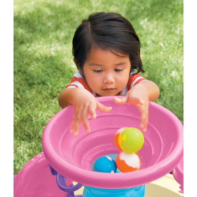 Little Tikes Vodný stôl Špirálová fontána ružový 173769