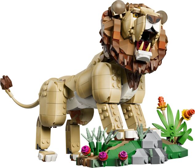 LEGO® Creator 3 en 1 31386 Animaux sauvages : Lion majestueux