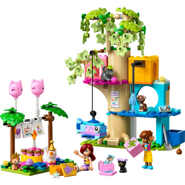 LEGO® Friends 42666 Macska születésnapi buli és lombház