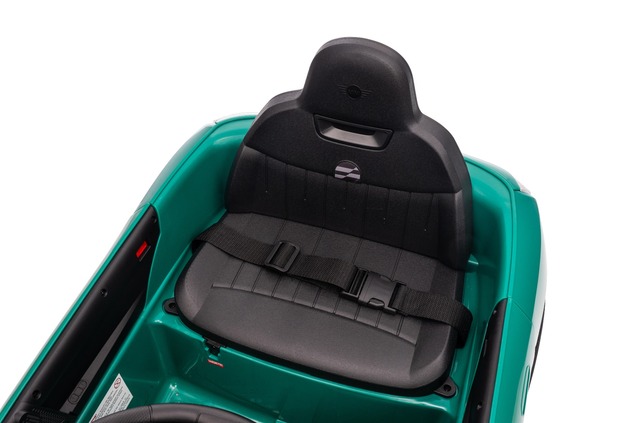 Elektrické autíčko BMW Mini Cooper 12V, zelené, USB Vstup s Bluetooth pripojením na MP3 Pr
