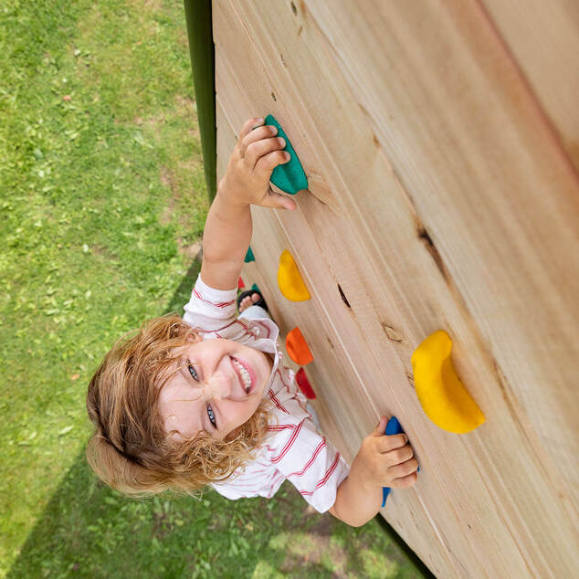 BERG PlayBase Large TL (Disc swing+Rings+Climbing wall)
