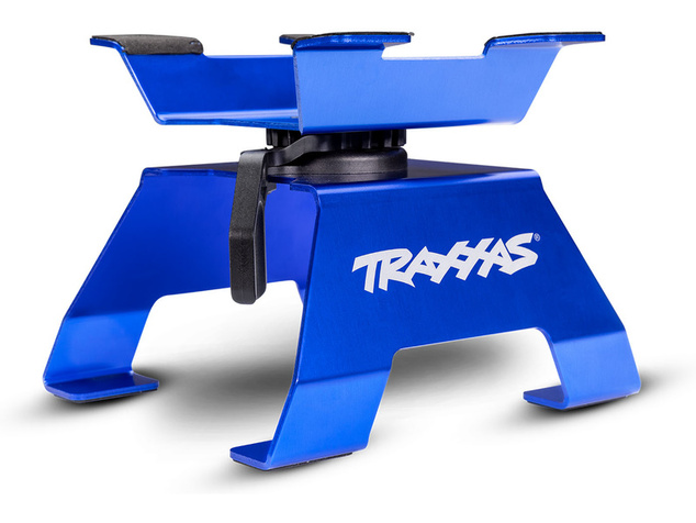 Traxxas stojanček na autá malý modrý