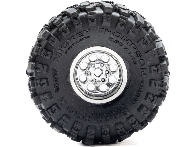 Pro-Line koleso 1:30 s pneumatikou Baja Pro X, disk chrómový (4): Axial SCX30