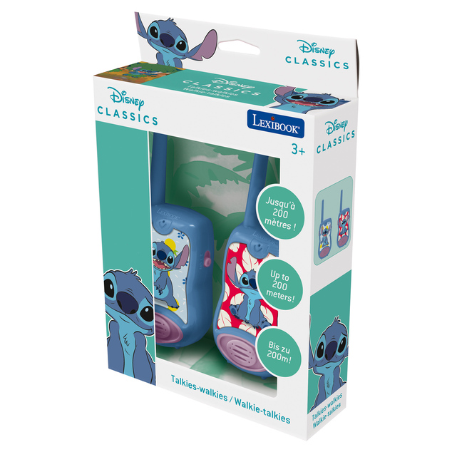 Lexibook Vysielačky s dosahom 200 metrov Disney Stitch