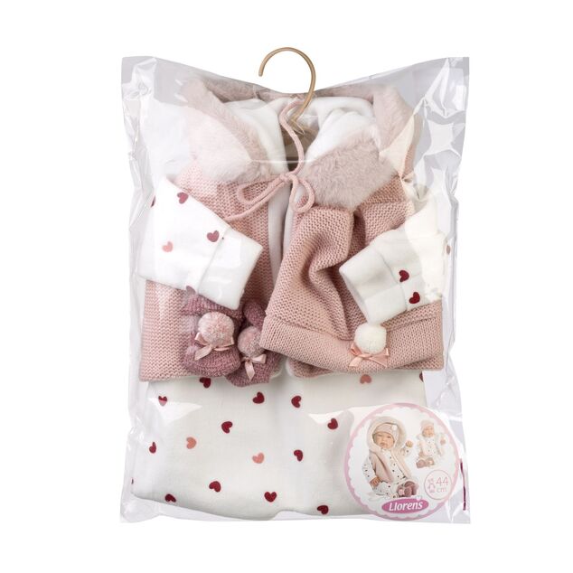 Llorens M844-40 oblečenie pre bábiku bábätko NEW BORN veľkosti 43-45 cm