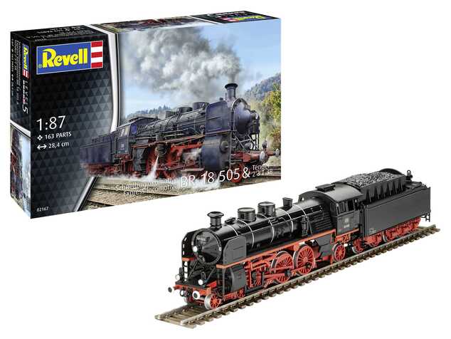 ModelSet lokomotiva 62167 - Express Loco BR 18 505 with Tender (1:87)