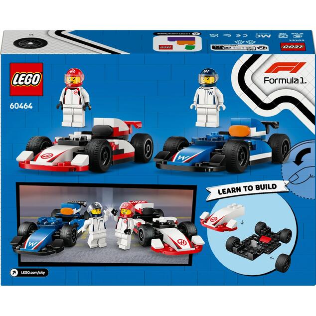 LEGO® City 60464 Pretekárske autá F1® Williams Racing a Haas F1®