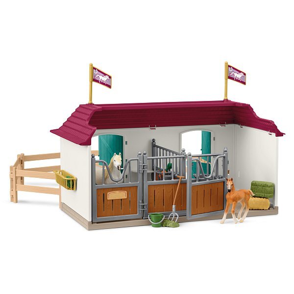 Schleich Vidiecky dom a stajňa pri jazere