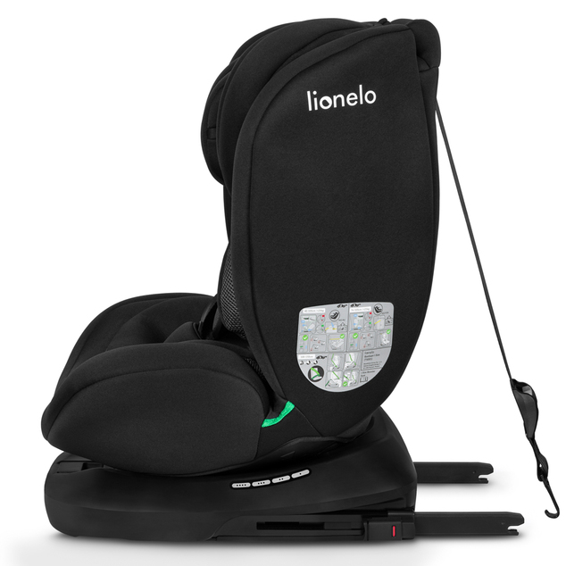 Lionelo Autosedačka Bastiaan i-Size (40-150 cm) Black Carbon