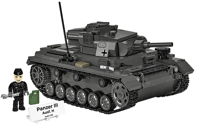 Cobi II WW Panzer III Ausf. H 1:28, 958 k, 1 f