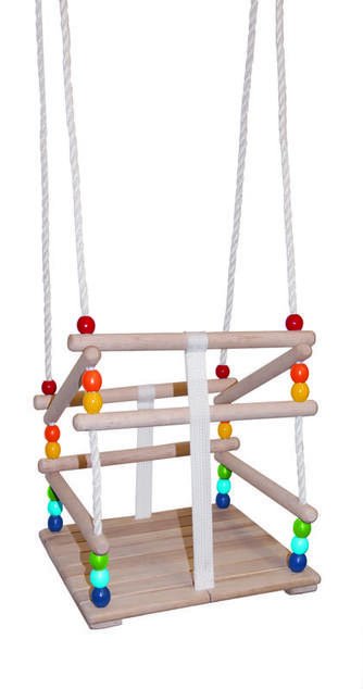 Woody Detská hojdačka Woody drevená pre najmenších