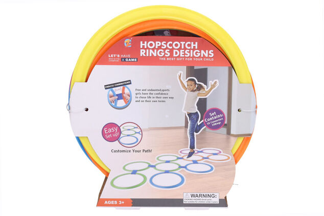 Skákacie kruhy set 10 ks 27 cm
