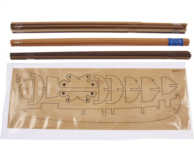 AMATI Švédska vojnová loď 1775 1:35 kit