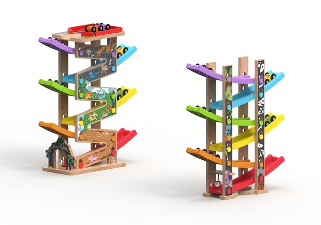 2Kids Toys Pista mare de curse cu 6 rampe