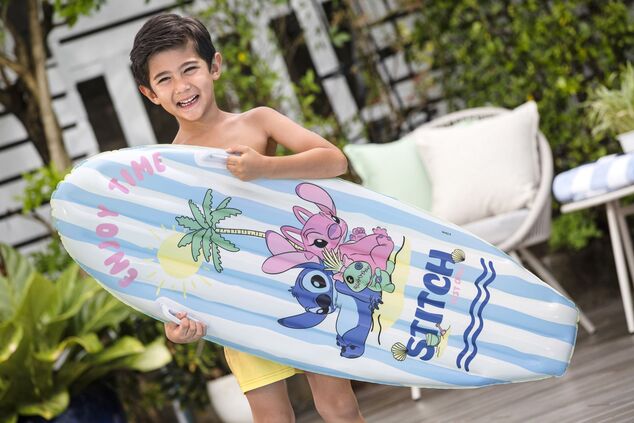 BESTWAY 9104V - Nafukovací surf Disney Stitch s madly 114 cm