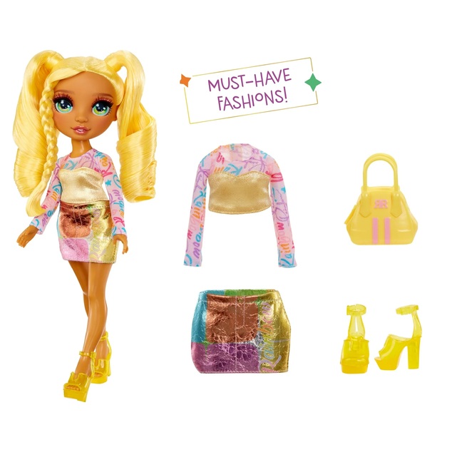 Rainbow High Fashion Style bábika - Sunny