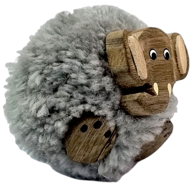 2Kids Toys Drevená magnetka veľká pompon Slon