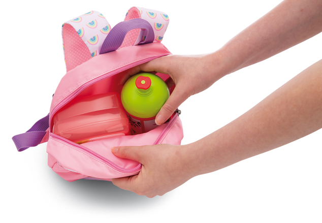 NICI Rucksack 21x26cm mit Plüschtier Koala 25cm, rosa