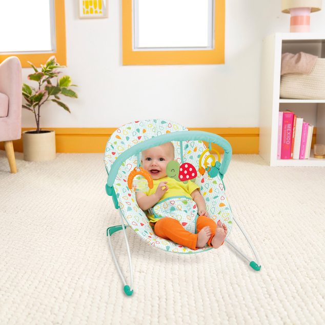 BRIGHT STARTS Transat avec jouets Colorful Confetti™ Bouncer, 0m+