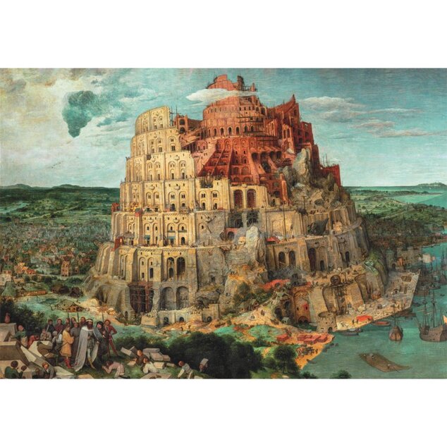 Clementoni - Puzzle 1500 Museo Torre de Babel