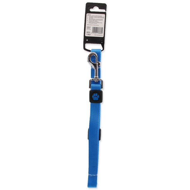 Vodítko Active Dog Premium M modré 2x120cm