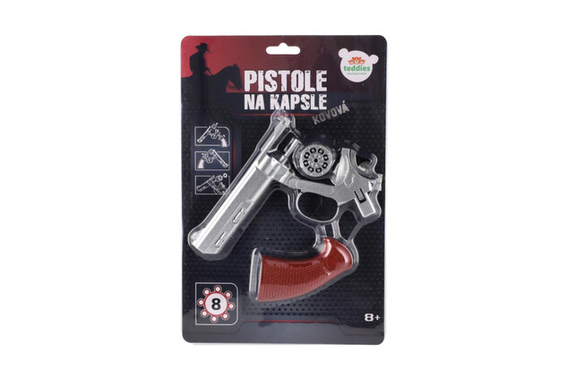 Pištoľ na kapsule 8 rán kov 22cm