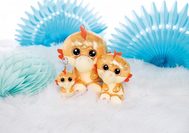 NICI Glubschis peluche Dragon Yo-Yo 15cm, arancione