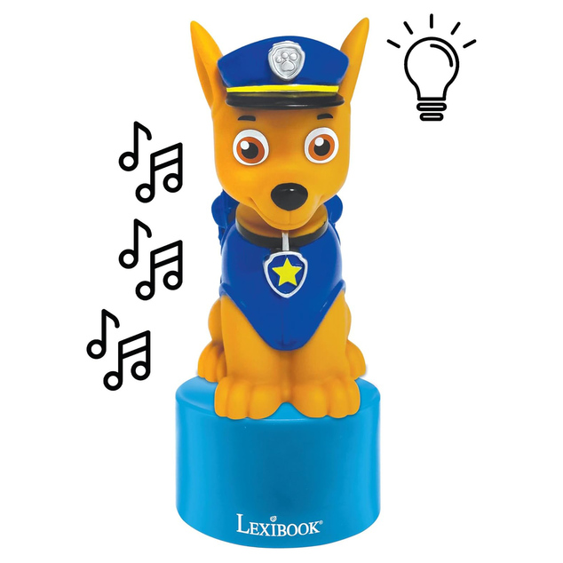 Nočné svetlo s reproduktorom Paw Patrol
