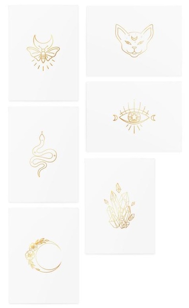 TATTonMe Metalické tetovačky pre ženy Magic sada Gold