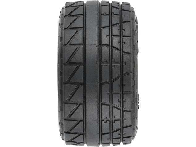 Pro-Line koleso s pneu 1:18 Menace Street H12mm, disk čierny (4): Granite GROM