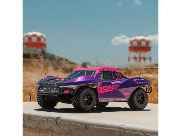 Arrma Fury 223S BLX 2WD 1:10 RTR DSC modrá