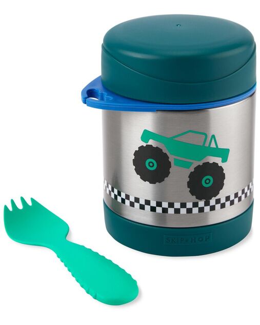 SKIP HOP Spark Style Termos pentru mâncare cu lingură/furculiță Truck 325 ml,