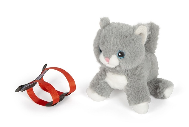 Small foot Gatto di peluche con set di assistenza
