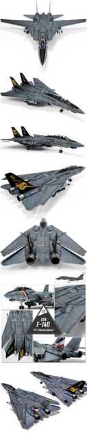 Modellbausatz Flugzeug 12590 - USN F-14D „VF-2 Bounty Hunters“ (1:72)