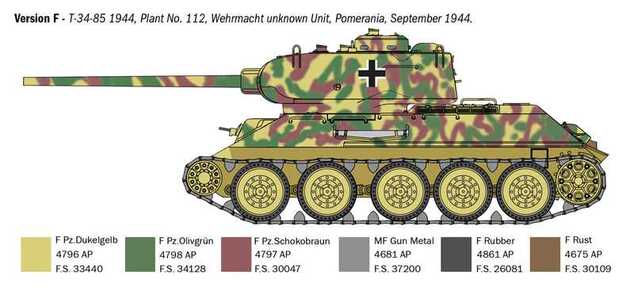 Model Kit tank 6758 - T34/85 Zavod 112 Mod. 1944 (1:35)