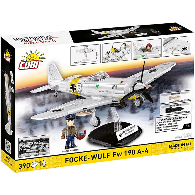 Cobi II WW Focke Wulf FW 190 A-4, 1:32, 365 p, 1 f