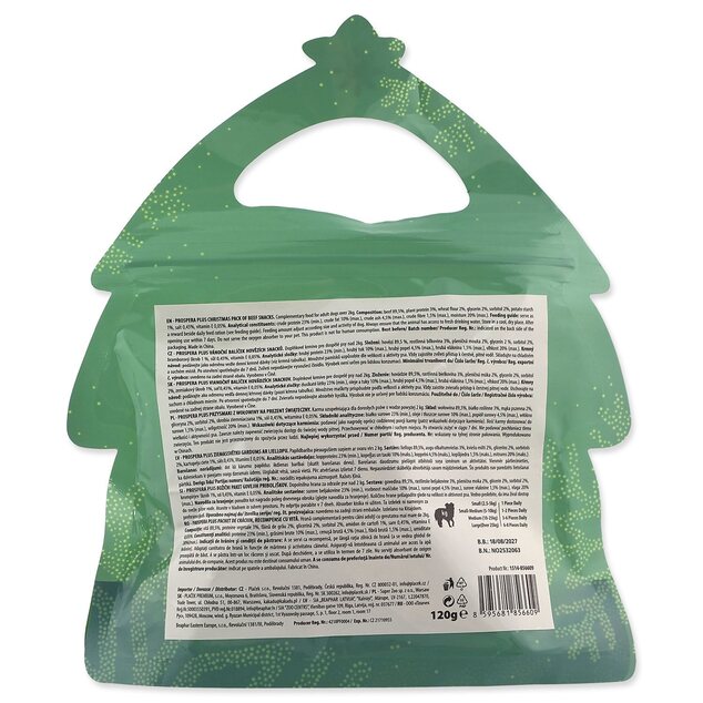 Balíček Prospera Plus Vánoční hovězí snack 120g