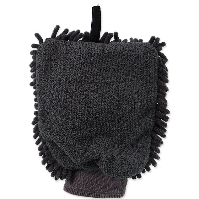 Osuška rukavice Epic Pet Clean and dry glove šedá 24x17,5cm
